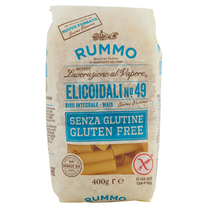 Rummo n. 49 Helicals / Elicoidali - GLUTEN FREE Rummo n. 49 Helicals / Elicoidali gluten free pasta 14.11 oz / 400 gr