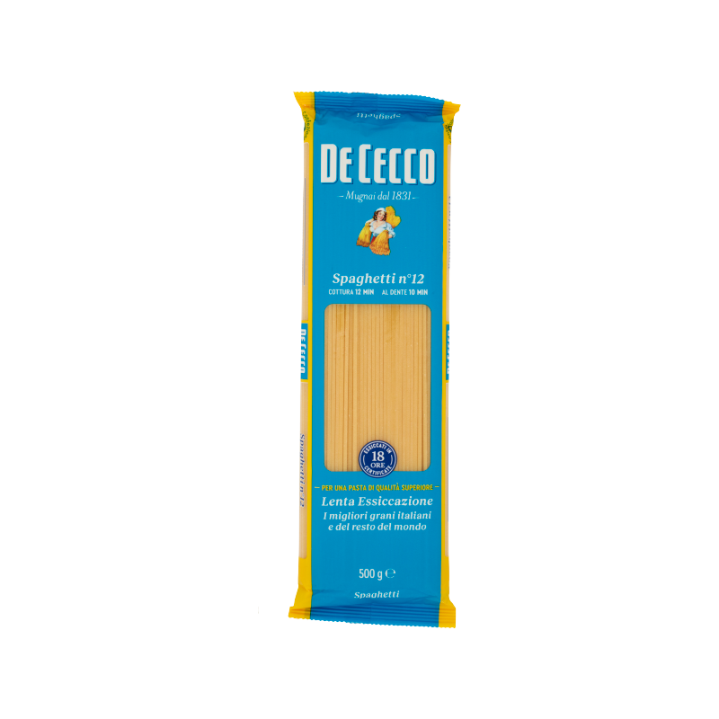 De Cecco n. 12 Spaghetti De Cecco n. 12 Spaghetti . long pasta 17.64 oz / 500 gr
