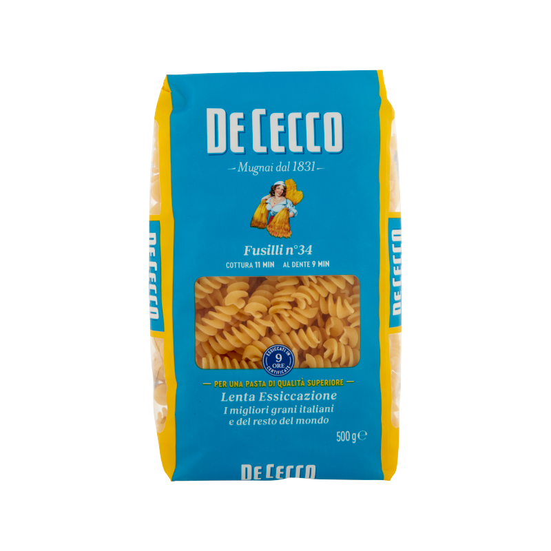 De Cecco n. 34 Fusilli De Cecco n. 34 Fusilli . short pasta 17.64 oz / 500 gr