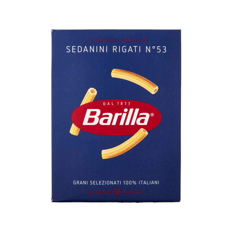 Barilla n. 53 Striped Sedanini / Sedanini rigati
