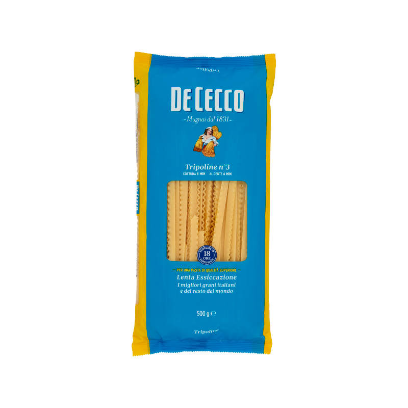 De Cecco n. 3 Tripoline long pasta 17.64 oz / 500 gr