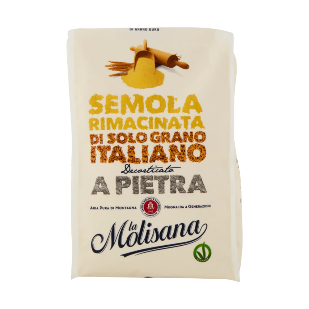 La Molisana Re-Milled Durum Wheat Semolina Flour - 211306 La Molisana | Re-Milled Durum Wheat Semolina Flour flour & baking mixes 2 lbs and 3.27 oz / 1 kg