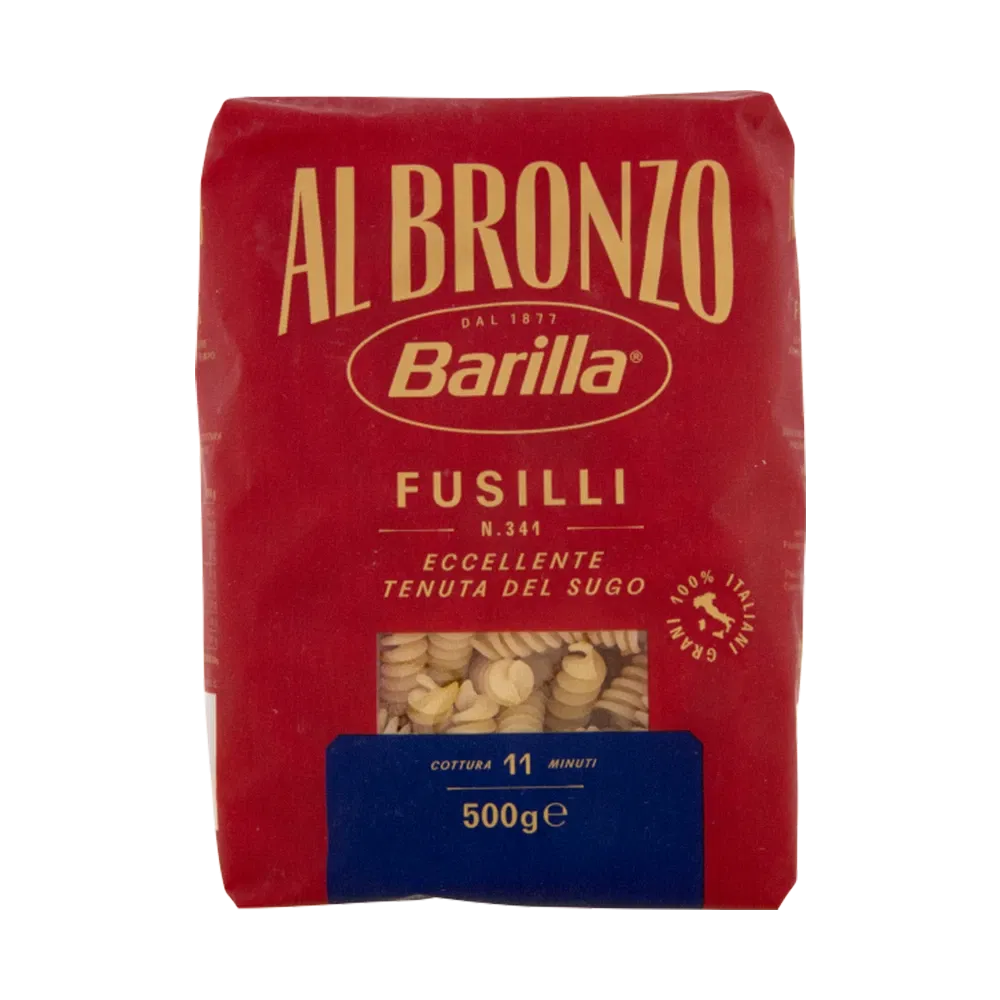 Barilla Al Bronzo Fusilloni-211144 Barilla Al Bronzo | Fusilloni short pasta 17.64 oz / 500 gr