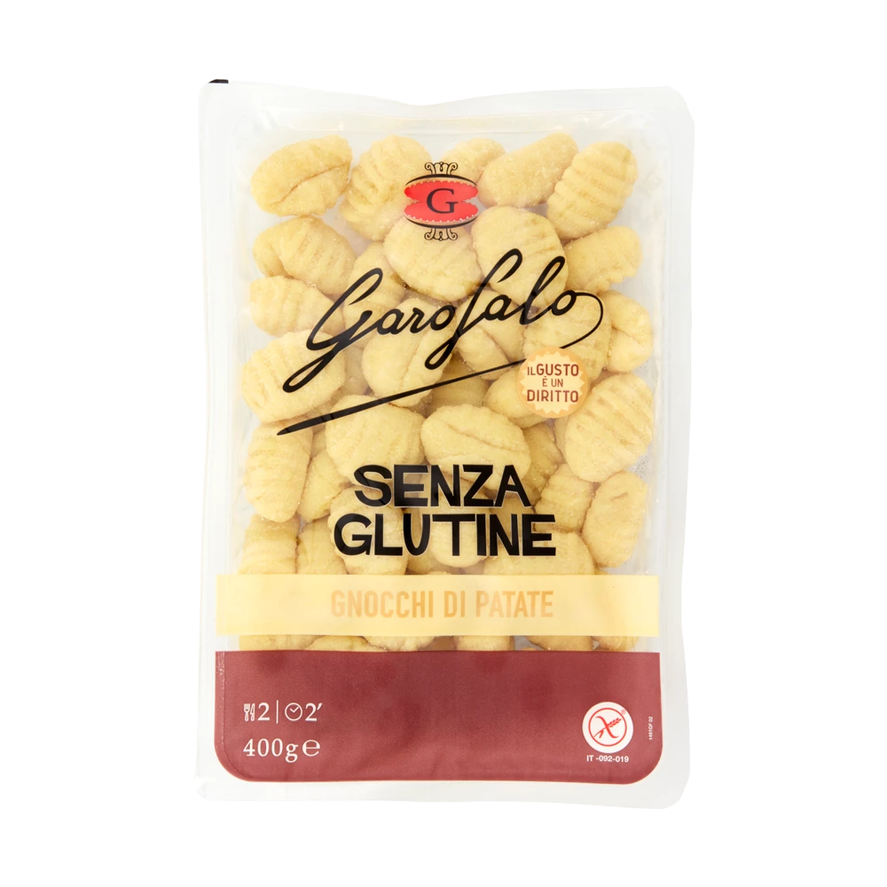 Garofalo Potato Gnocchi – GLUTEN FREE - 210181 Garofalo Potato Gnocchi – GLUTEN FREE pasta 14.11 oz / 400 gr