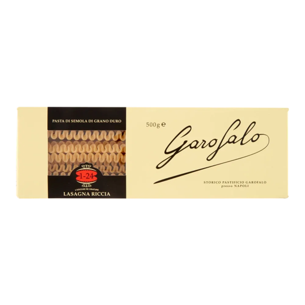 Garofalo-n.1-24-Lasagna-riccia-semola-210814 Garofalo | Lasagna riccia n.1-24 special shapes 8.82 oz / 250 gr