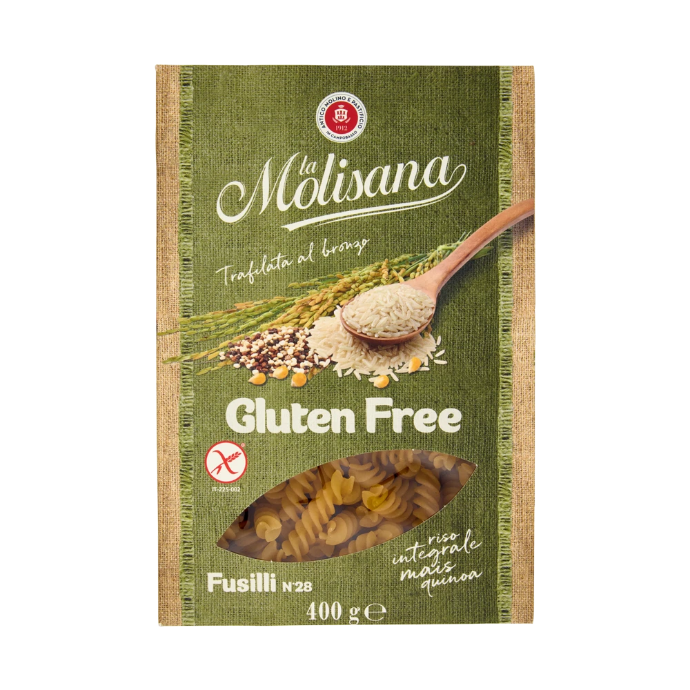 La Molisana Fusilli - GLUTEN FREE - 210924 La Molisana Fusilli gluten free pasta 14.11 oz / 400 gr