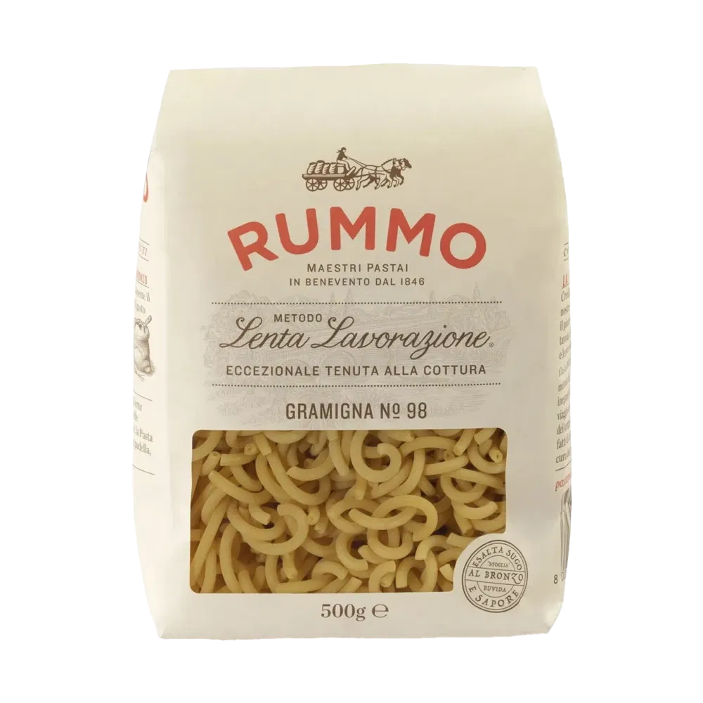 Rummo-Gramigna-n.98-211701 Rummo | Gramigna n.98 short pasta 17.64 oz / 500 gr