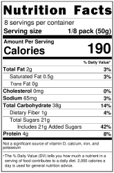 NutritionLabel-Bonomi Savoiardi-Ladyfingers