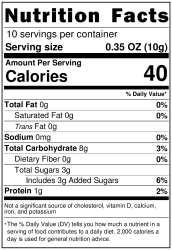 NutritionLabel-FALCONE AMARETTI PISTACCHIO