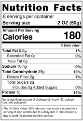 NutritionLabel-Graziano-pasta