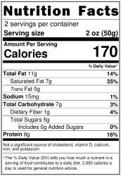 NutritionLabel-STAR DADO PER BRODO VEGETALE -30_ DI SALE
