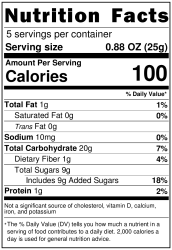 NutritionLabel-VICENZI SAVOIARDI SENZA GLUTINE